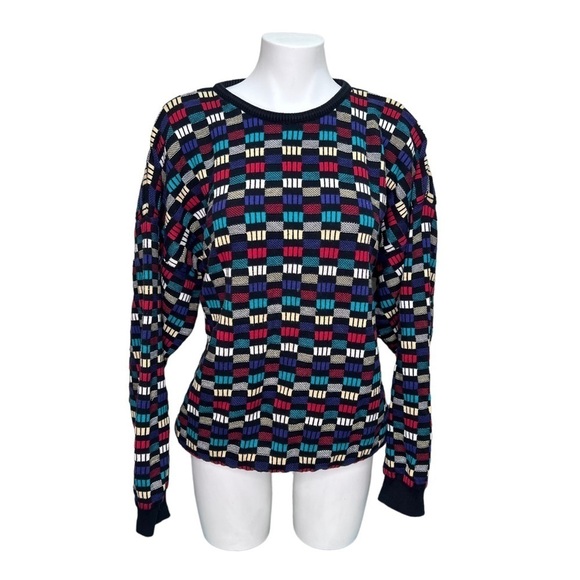 Vintage Tosani Knit Crew neck Sweater - Picture 1 of 9